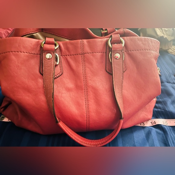 PRE LOVED MADISON SOFT PINK COACH SHOULDER CROSSBODY BAG - Picture 4 of 9